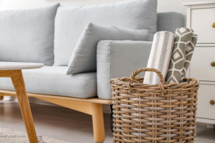  sofa with basket