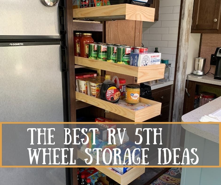 organized RV pantry