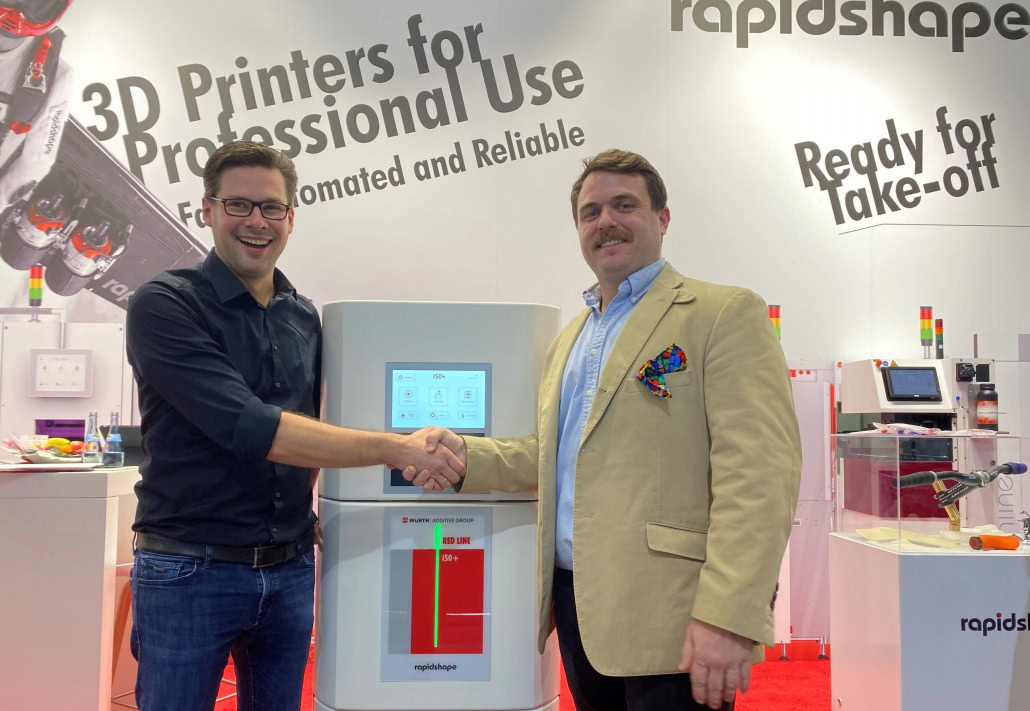 Partnerschaft im Bereich Additive Fertigung Rapid Shape und Würth