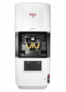 Dental models 3D printed vertically on the Rapid Shape PRO 20