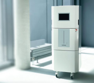 D50+ 3D printer with triple print range, automated part separation, and resin refill system for high-volume, continuous printing without manual intervention.