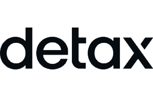 Image of the logo from our partner, Detax