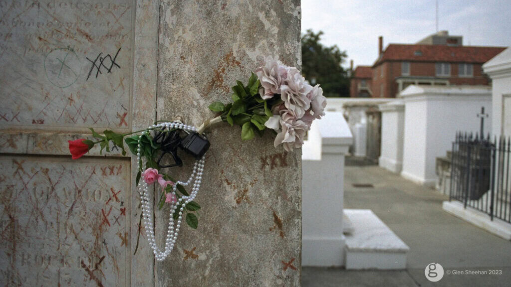 Tomb of the Voodoo Queen, Marie Laveau.