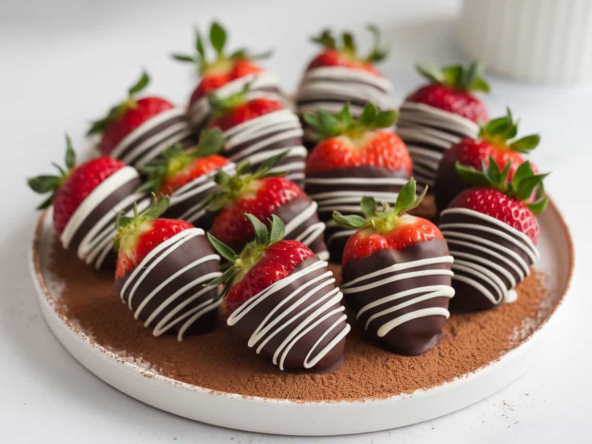 Celebrate Memorial Day with 15 Coffee Desserts That Steal the Show 13 13. Espresso Chocolate-Covered Strawberries