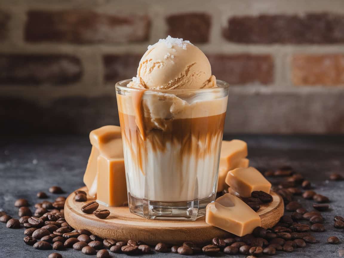 15 Coffee Ice Cream Float Recipes With a Fun Twist to Brighten Your Day 15 15. Salted Caramel Coffee Float