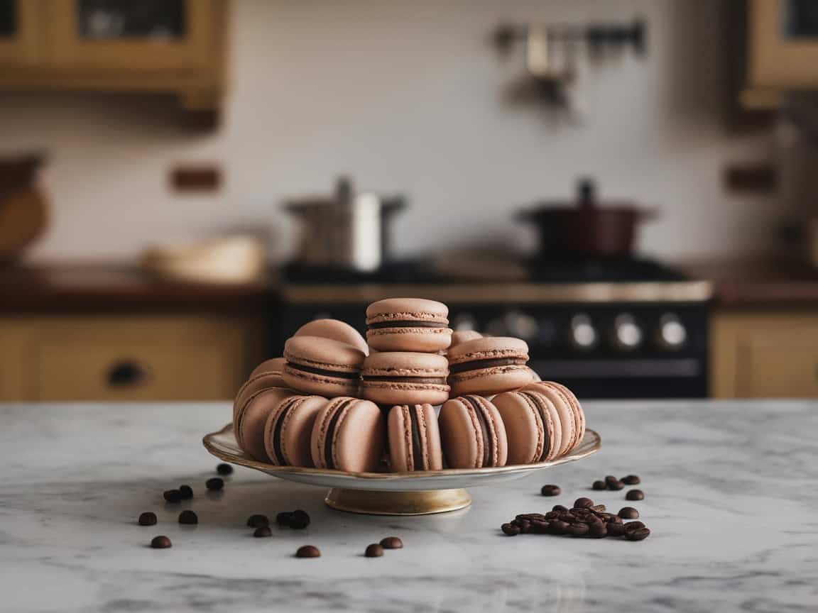 Perfect Pairings: 15 Coffee Desserts to Enjoy with Your Brew 4 4. Decadent Mocha Macarons