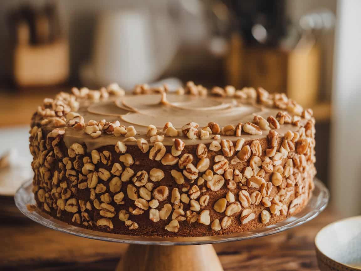 15 Best Coffee and Spice Cake Recipes to Warm Your Soul 8 8. Banana Nut Spice Cake with Coffee Icing