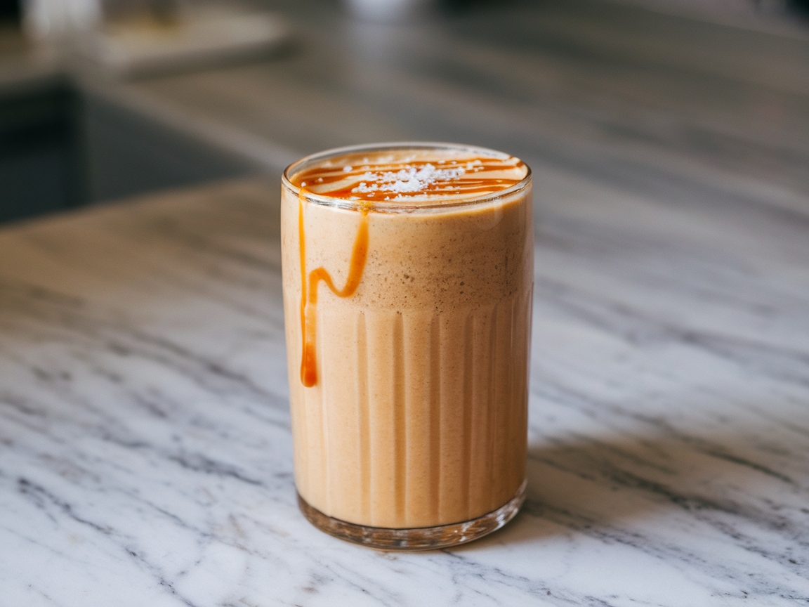 Fuel Your Day: 15 Irresistible Coffee Smoothie Recipes 13 5. Salted Caramel Coffee Delight