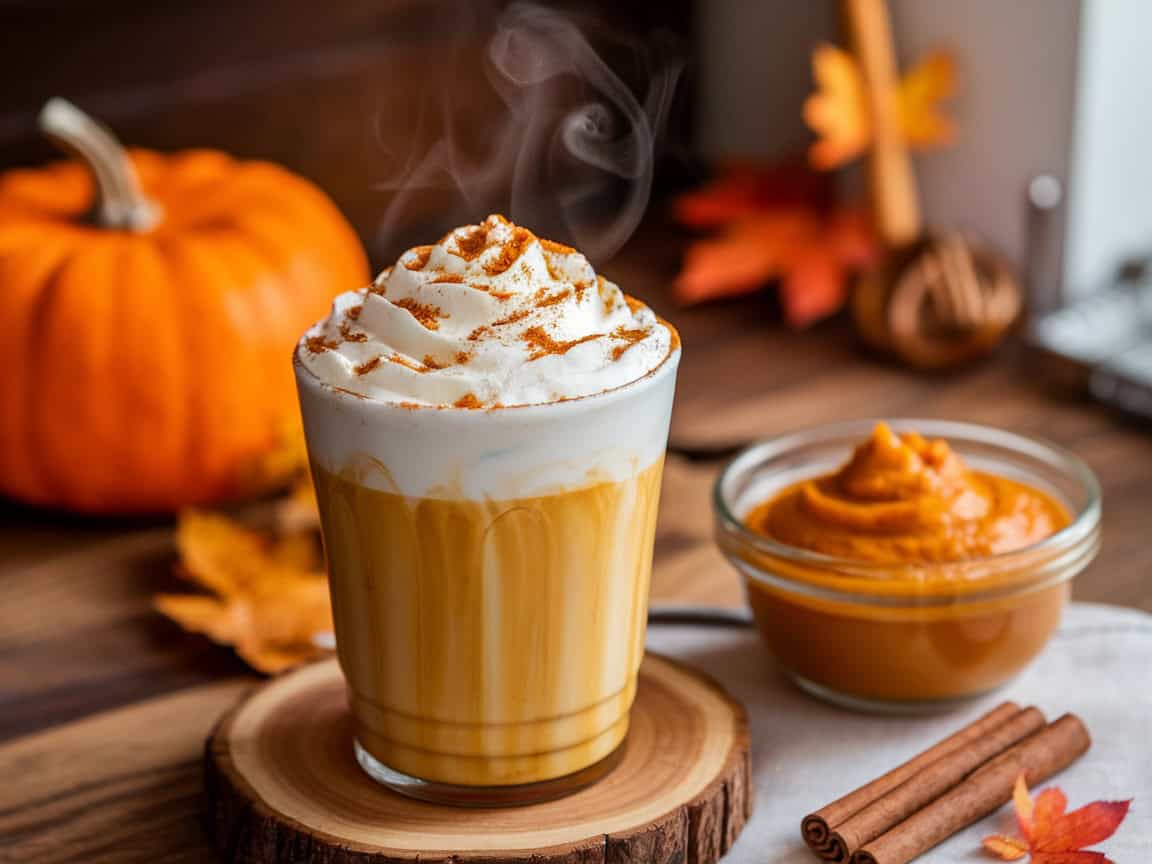 Cozy Up This Fall Season with 14 Delicious Fall-Inspired Coffee Recipes 1 1. Pumpkin Spice Latte with Homemade Pumpkin Purée