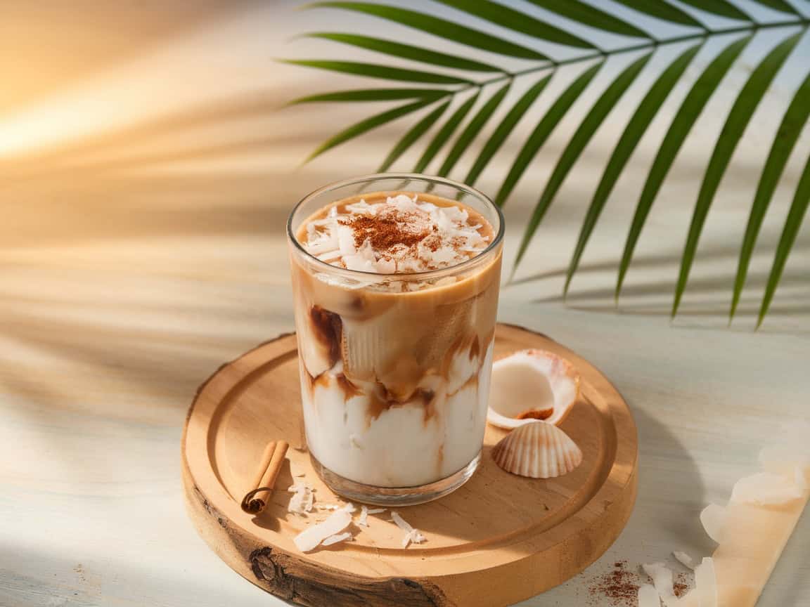 Warm Up Your Cup with These 15 Cinnamon-Infused Coffee Ideas 11 11. Cinnamon Coconut Iced Coffee