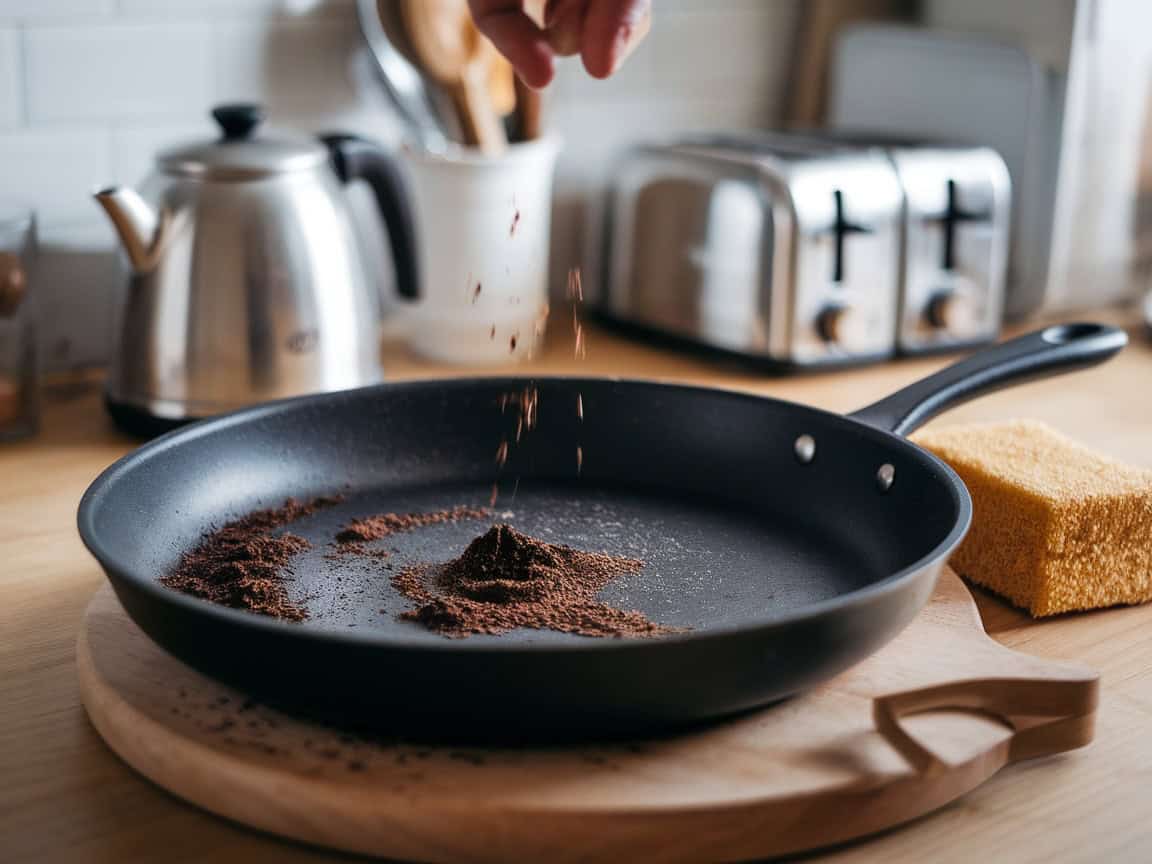 Eco-Friendly & Caffeinated: 15 Ways to Upcycle Your Coffee Grounds 5 5. Scrub Away Stubborn Stains with Coffee Grounds