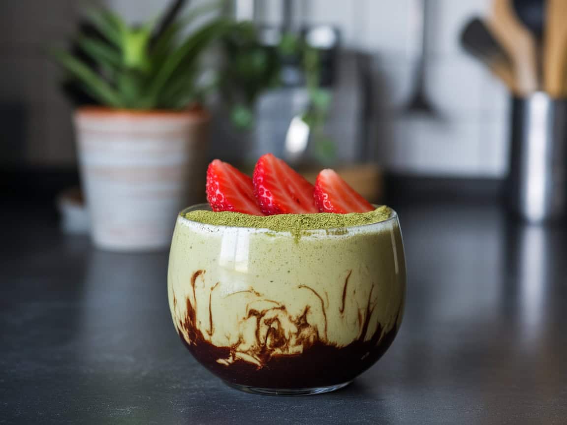 Creamy Coffee Smoothie Bowls That Eat Like Dessert 40 14. Matcha Espresso Fusion Smoothie Bowl
