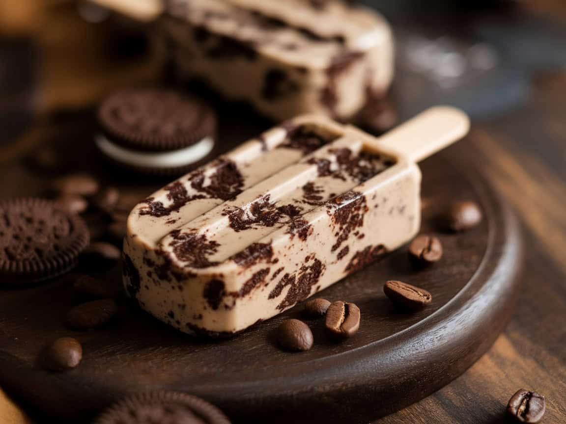Refreshing Coffee Popsicles for Hot Days 22 8. Coffee and Cookies