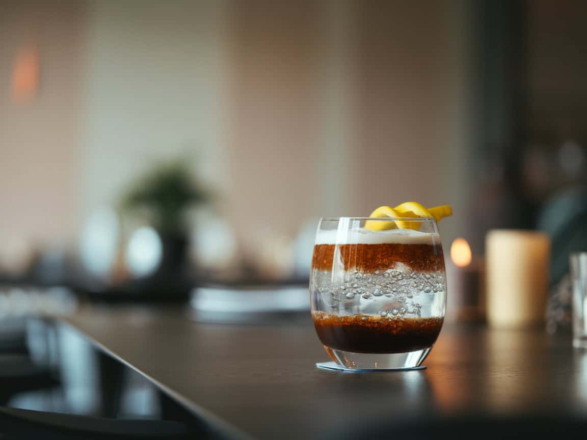 Chill Out with These 15 Perfect Iced Coffee Recipes for Hot Days 15 15. Espresso Tonic with Lemon Twist