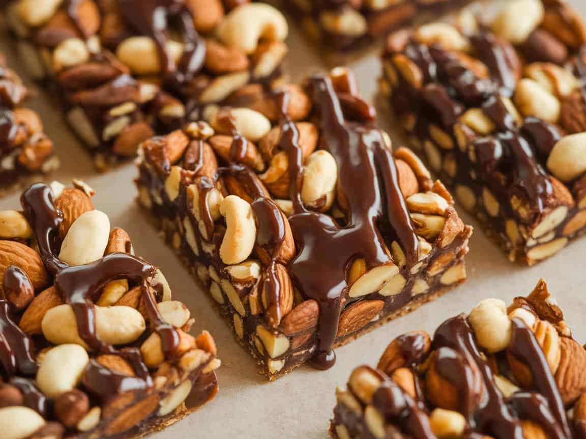 From Bars to Bites: 15 Best Coffee and Nut Snack Recipes 43 15. Coffee Glazed Mixed Nut Bars