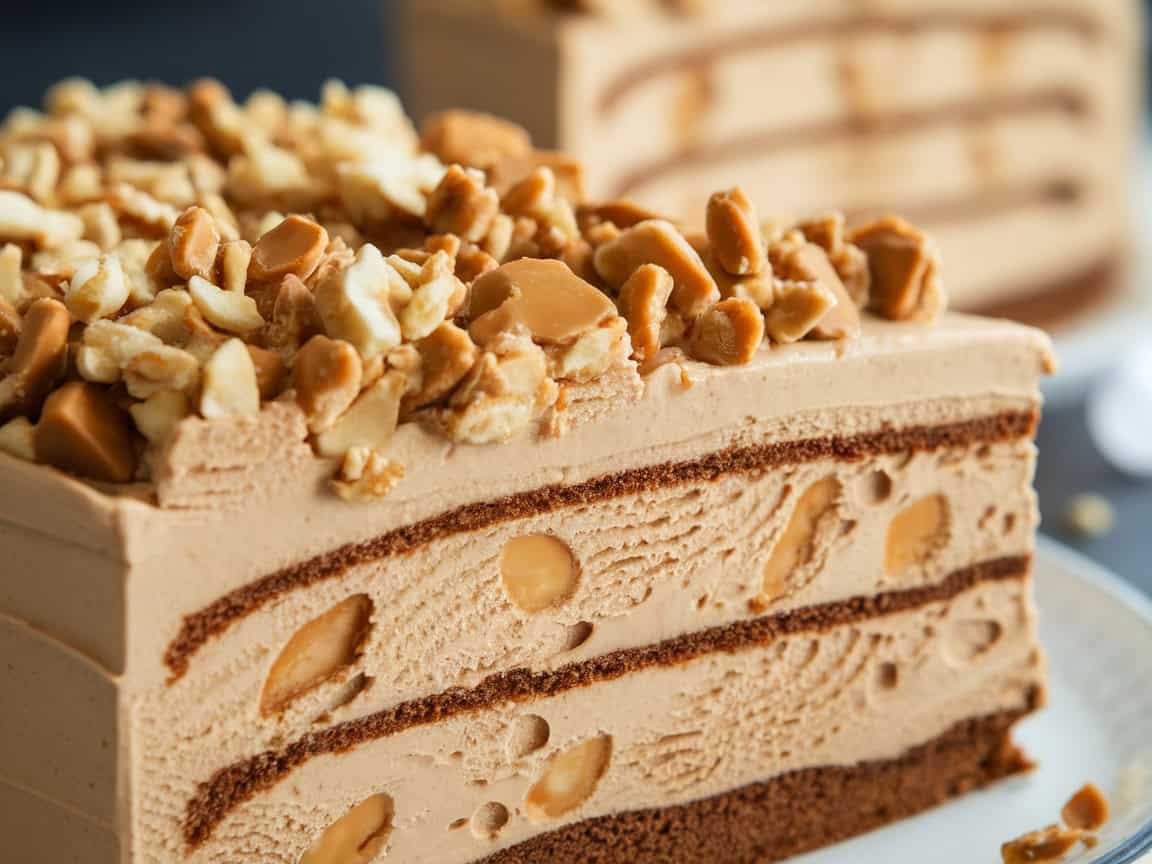 Summer’s Sweetest Treats: 15 Coffee Ice Cream Cake Recipes to Try 25 9. Coffee Toffee Crunch Ice Cream Cake
