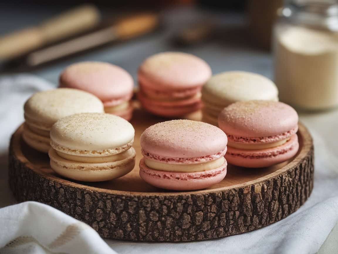 Indulge in 15 Delicious Coffee Macarons Perfect for Any Occasion 4 4. Vanilla Latte Macarons