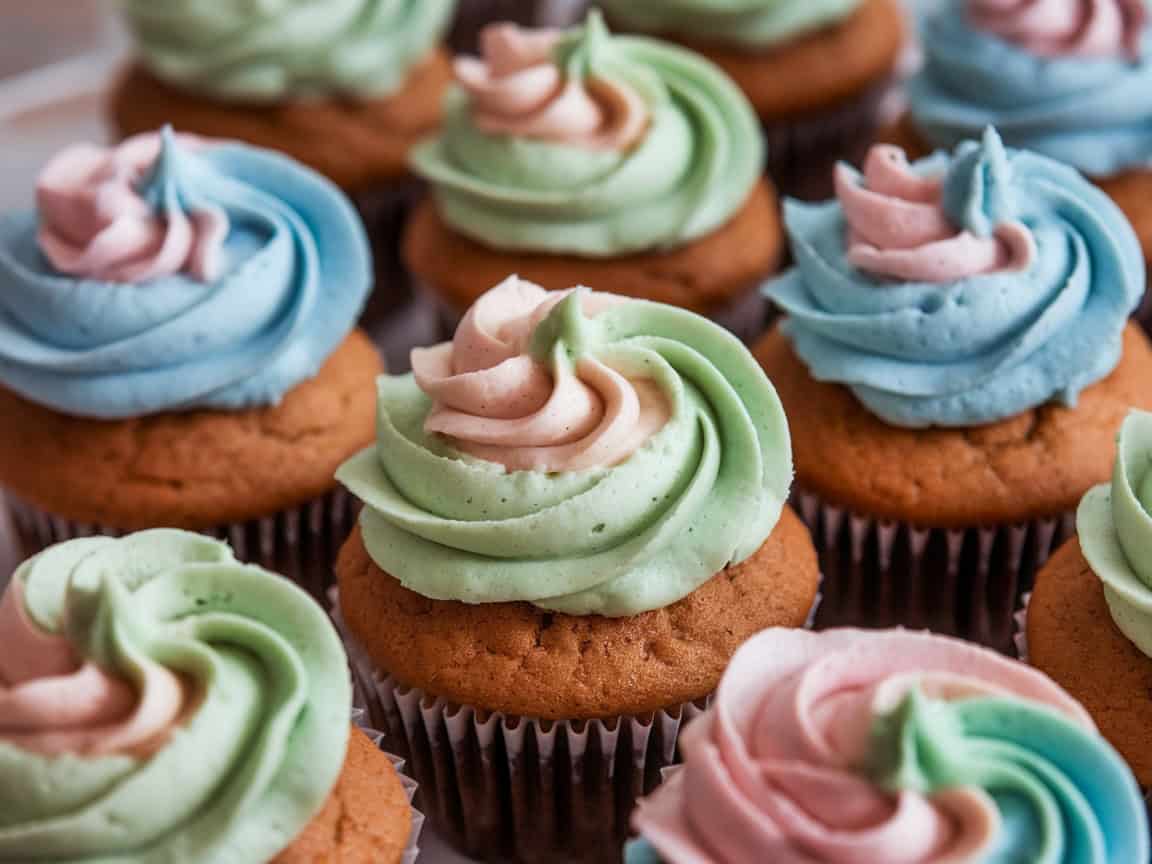 Easter’s Sweetest Treat: 14 Coffee Cupcakes You’ll Love for Easter 4 4. Cappuccino Cupcakes with Pastel Swirl Frosting