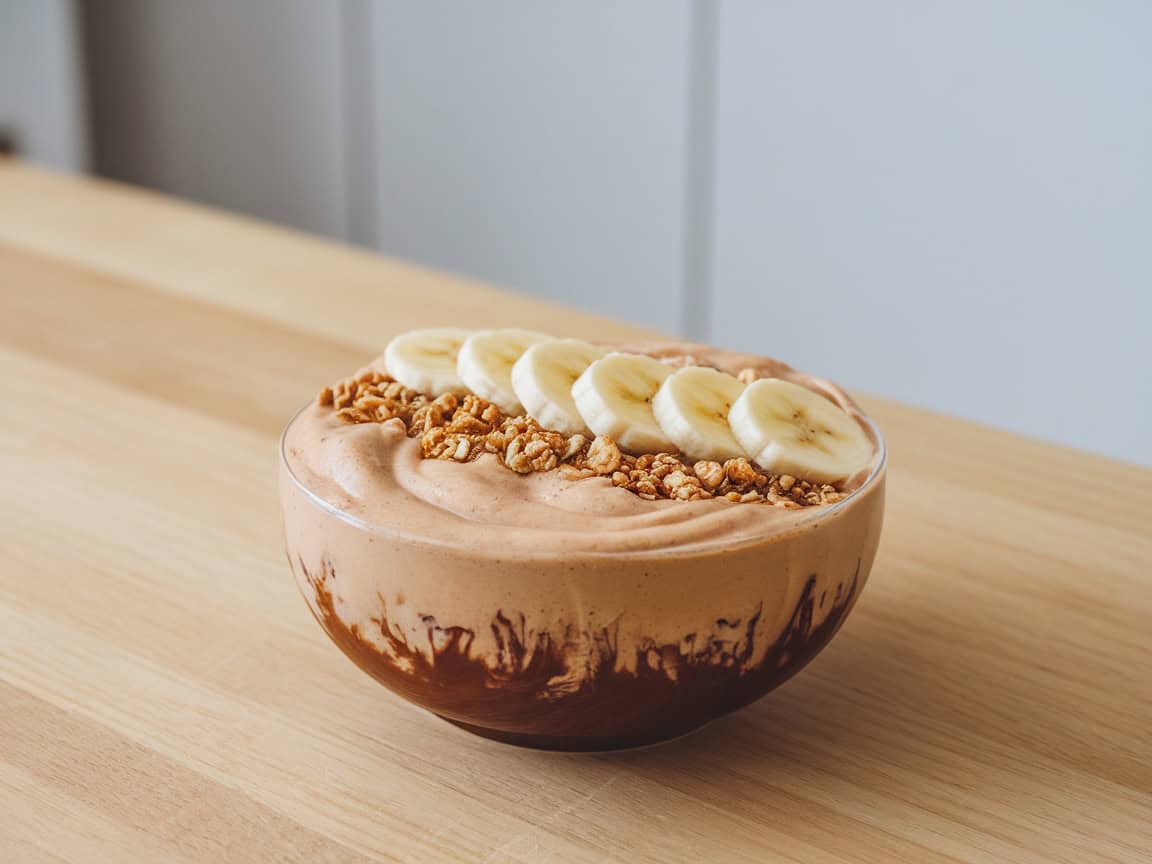 Creamy Coffee Smoothie Bowls That Eat Like Dessert 1 1. Classic Coffee Banana Smoothie Bowl