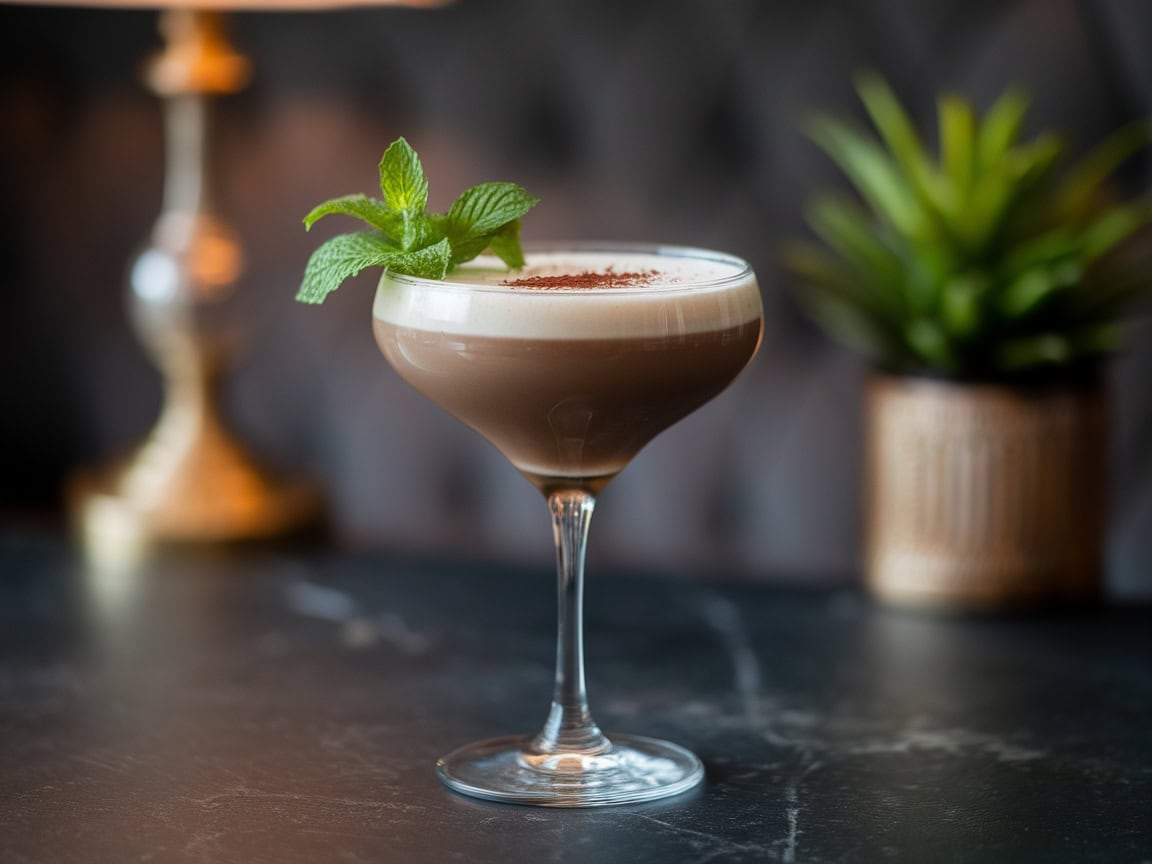 Stir Things Up: 14 Must-Try Coffee Cocktails for Every Occasion 1 7. Mocha Mint Martini