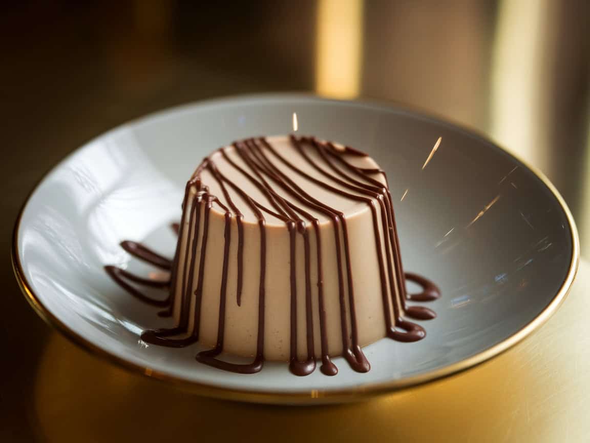 15 Decadent Coffee and Chocolate Dessert Recipes You Have to Try 13 13. Cappuccino Panna Cotta with Chocolate Drizzle