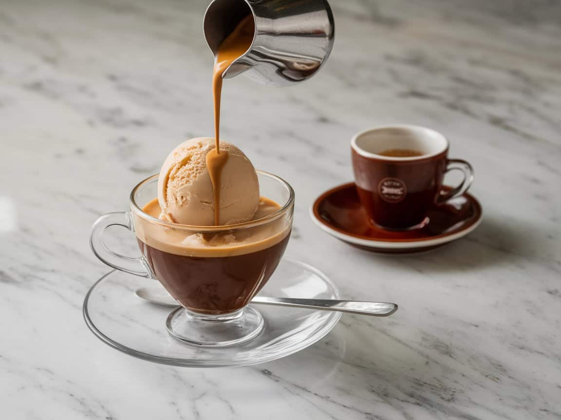 Chill Out with These 12 Coffee Ice Cream Recipes for Summer 9 9. Affogato-Style Ice Cream