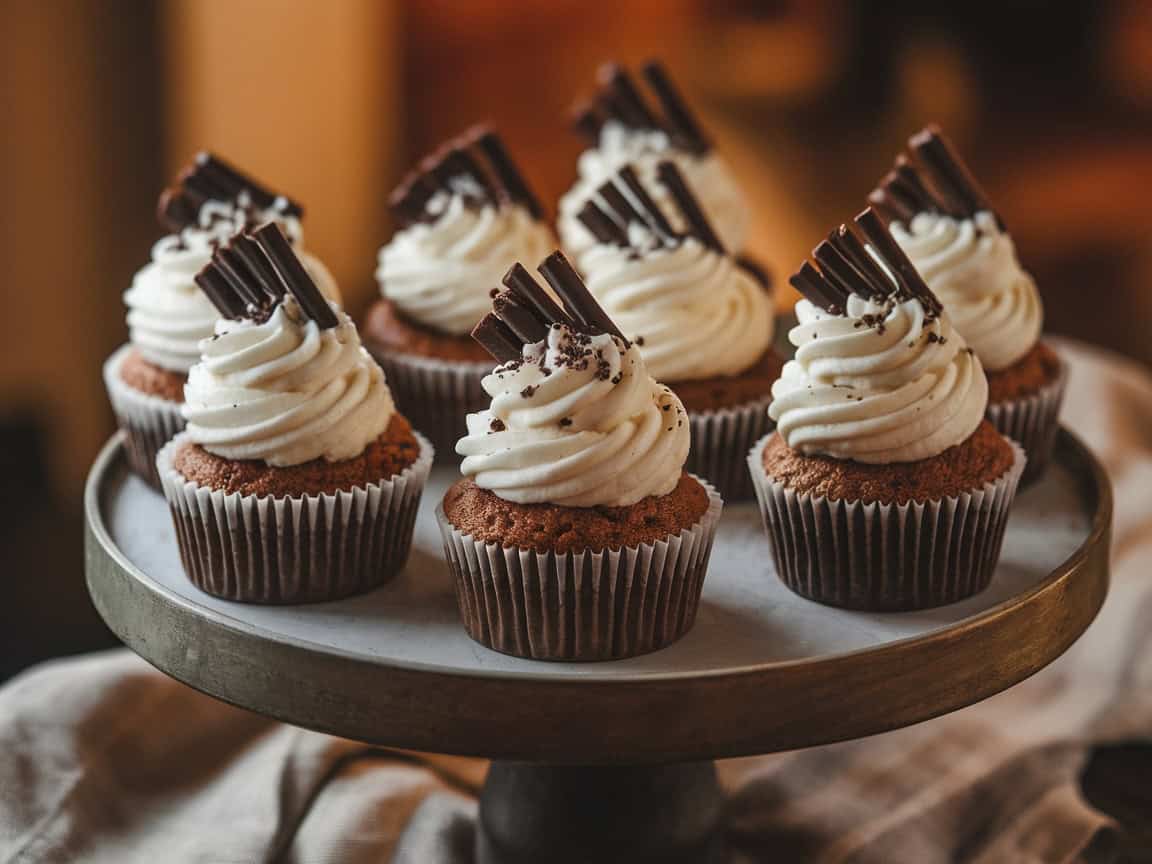 Celebrate Winter with 15 Coffee Desserts You’ll Love Sharing 8 8. Festive Irish Coffee Cupcakes