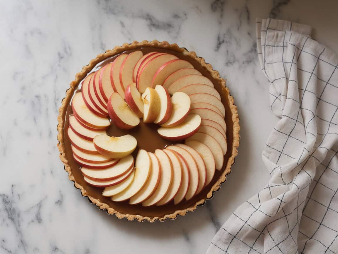 Coffee and Apple Treats to Fall For 40 15. Espresso Caramel Apple Tart