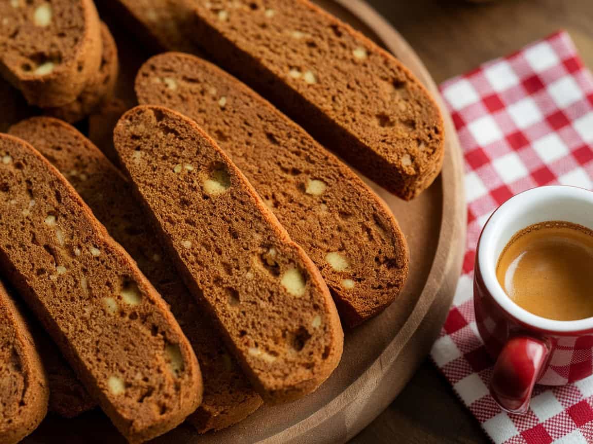 Cozy Up with These 15 Homemade Coffee Baked Goods that Pair Espresso with Biscotti 11 11. Spiced Gingerbread Biscotti Bites