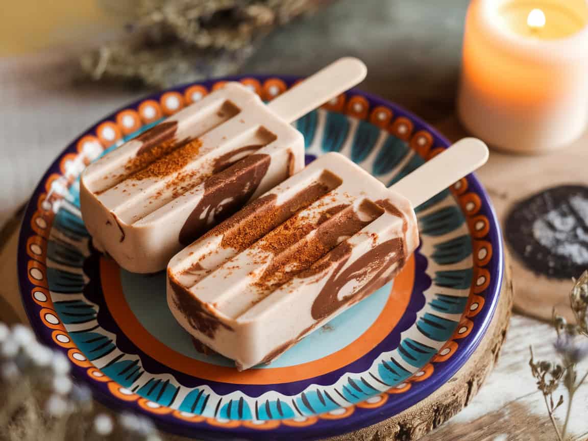 Refreshing Coffee Popsicles for Hot Days 31 12. Mexican Iced Coffee Popsicles with a Kick