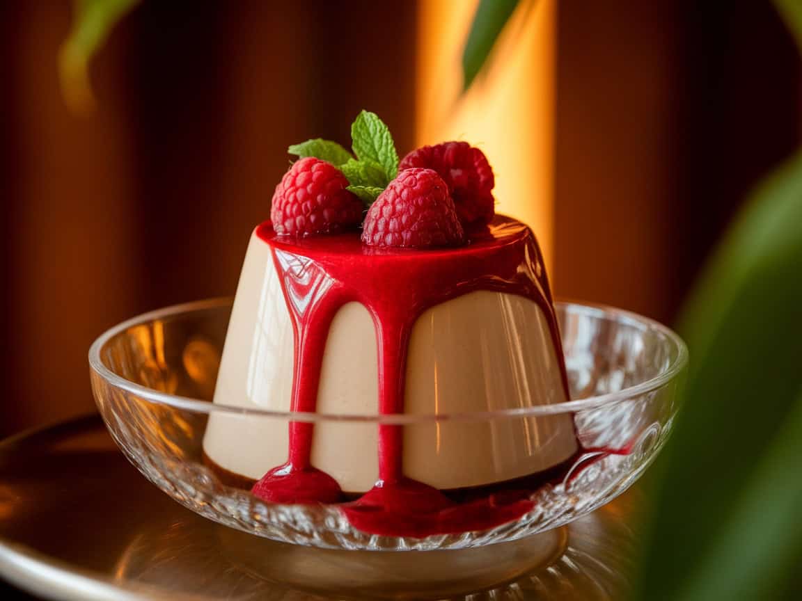 Coffee and Cream Unite in These 14 Panna Cotta Recipes 14 15. Coffee Panna Cotta with Raspberry Coulis