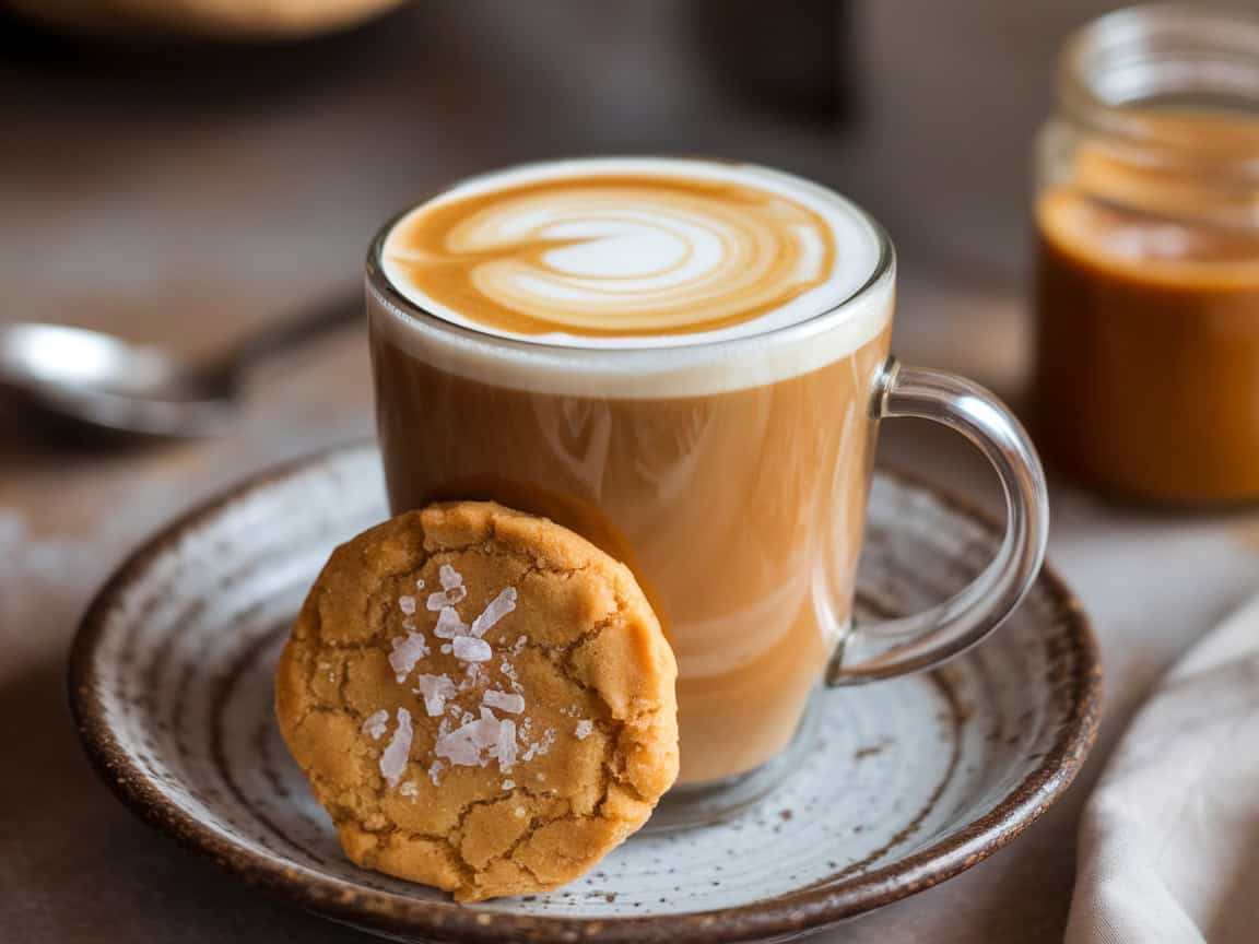 Brew & Bite: 15 Perfect Coffee and Pastry Pairings You’ve Got to Try 15 15. Caramel Macchiato with a Salted Caramel Cookie