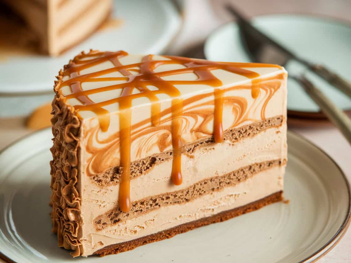 Summer’s Sweetest Treats: 15 Coffee Ice Cream Cake Recipes to Try 7 3. Caramel Macchiato Ice Cream Cake