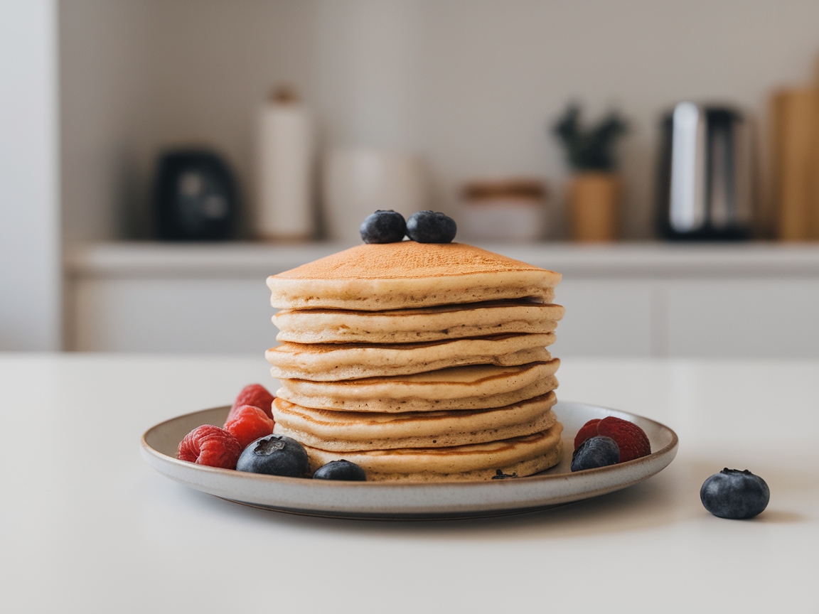 Start Your Day Right with These 15 Coffee Pancake Creations 8 8. Coffee Protein Pancakes
