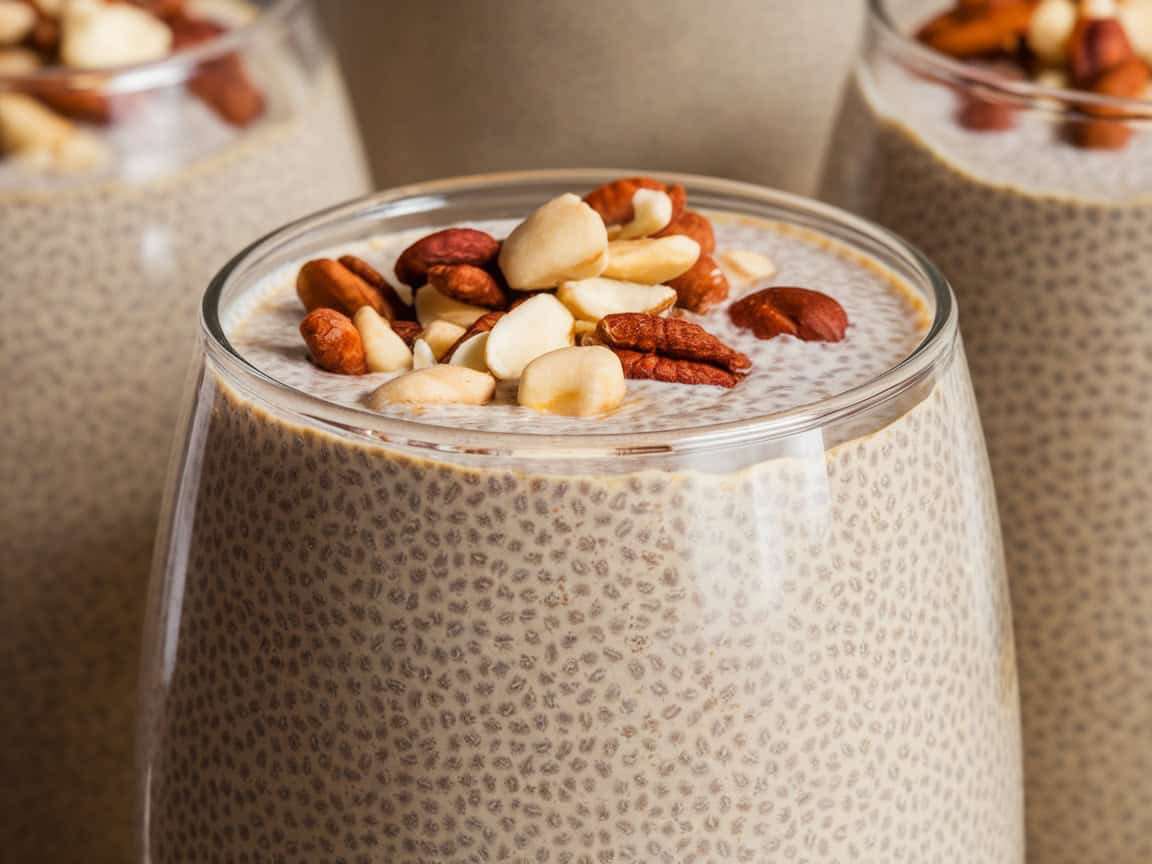 From Bars to Bites: 15 Best Coffee and Nut Snack Recipes 31 11. Coconut Latte Chia Pudding with Nuts