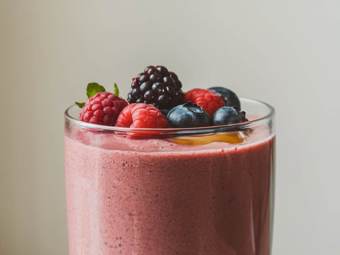 Coffee Protein Shakes to Fuel Your Workout 10 10. Berry Coffee Protein Smoothie