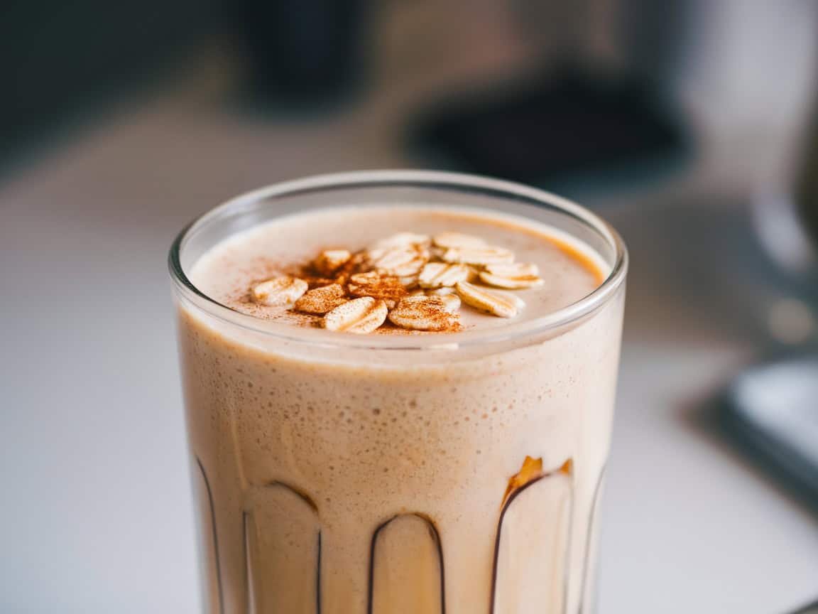Coffee Protein Shakes to Fuel Your Workout 8 8. Oatmeal Cinnamon Coffee Shake