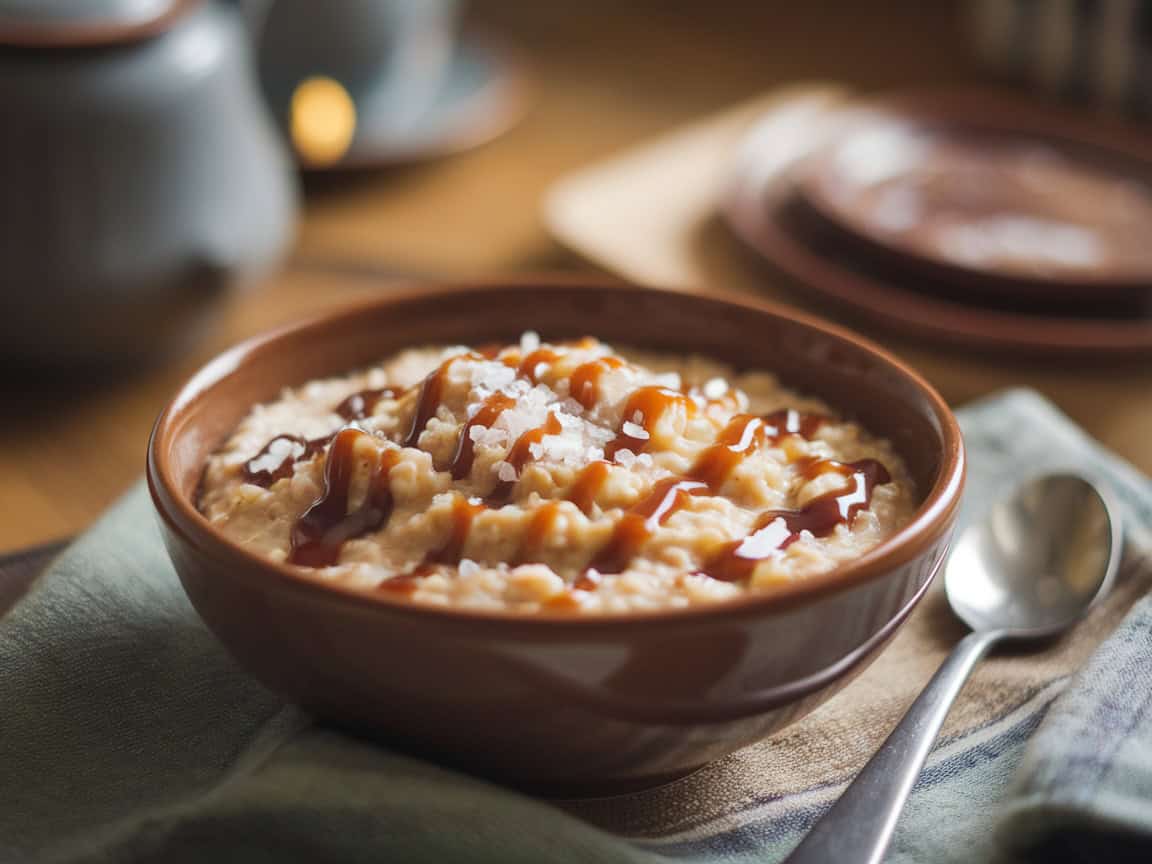 Coffee Oatmeal Ideas to Cozy Up With 4 4. Caramel Macchiato Oatmeal