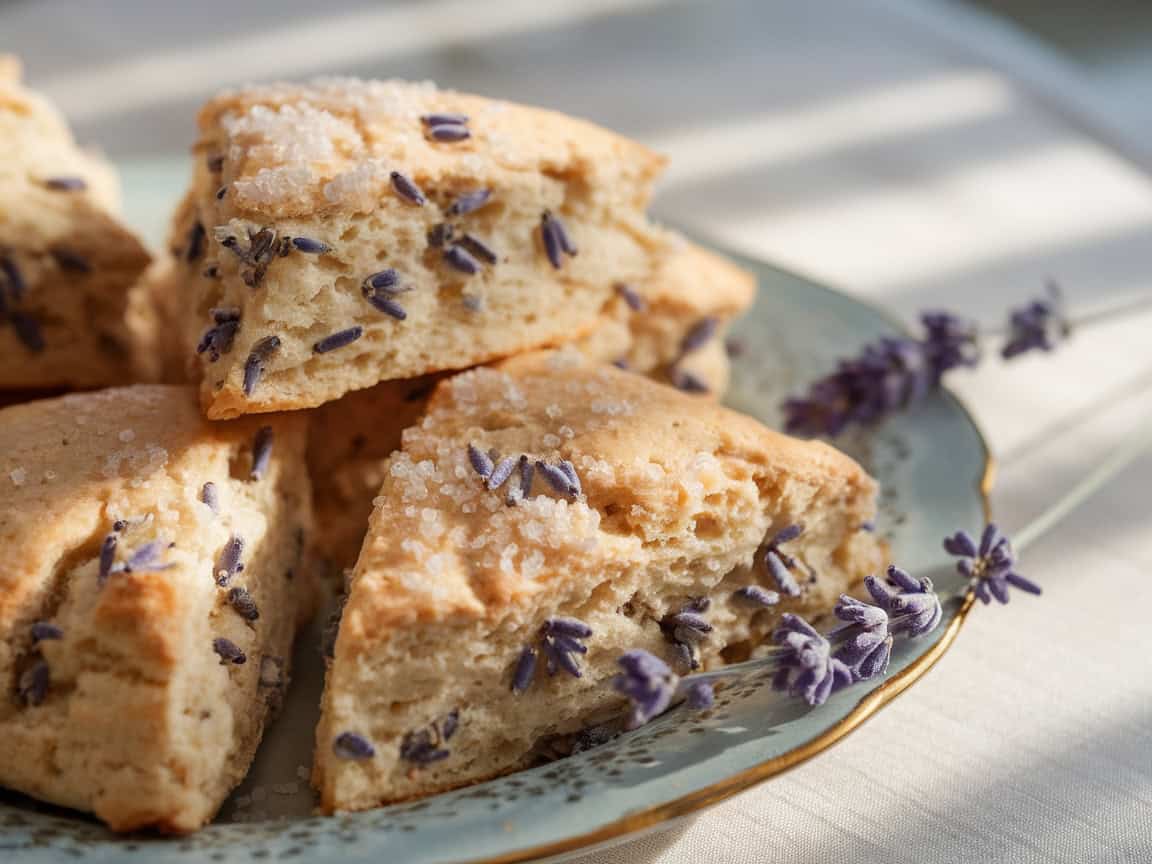 15 Coffee Scone Recipes That Make Every Morning Extra Special 14 14. Lavender Vanilla Scones