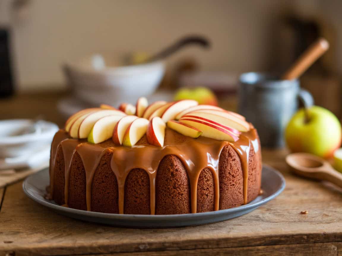 15 Best Coffee and Spice Cake Recipes to Warm Your Soul 3 3. Apple Spice Cake with Coffee Caramel Glaze