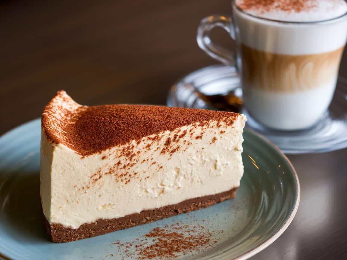 15 Irresistible Coffee Cheesecake Recipes to Satisfy Your Sweet Cravings 4 4. Cappuccino Cheesecake with Cinnamon Dusting