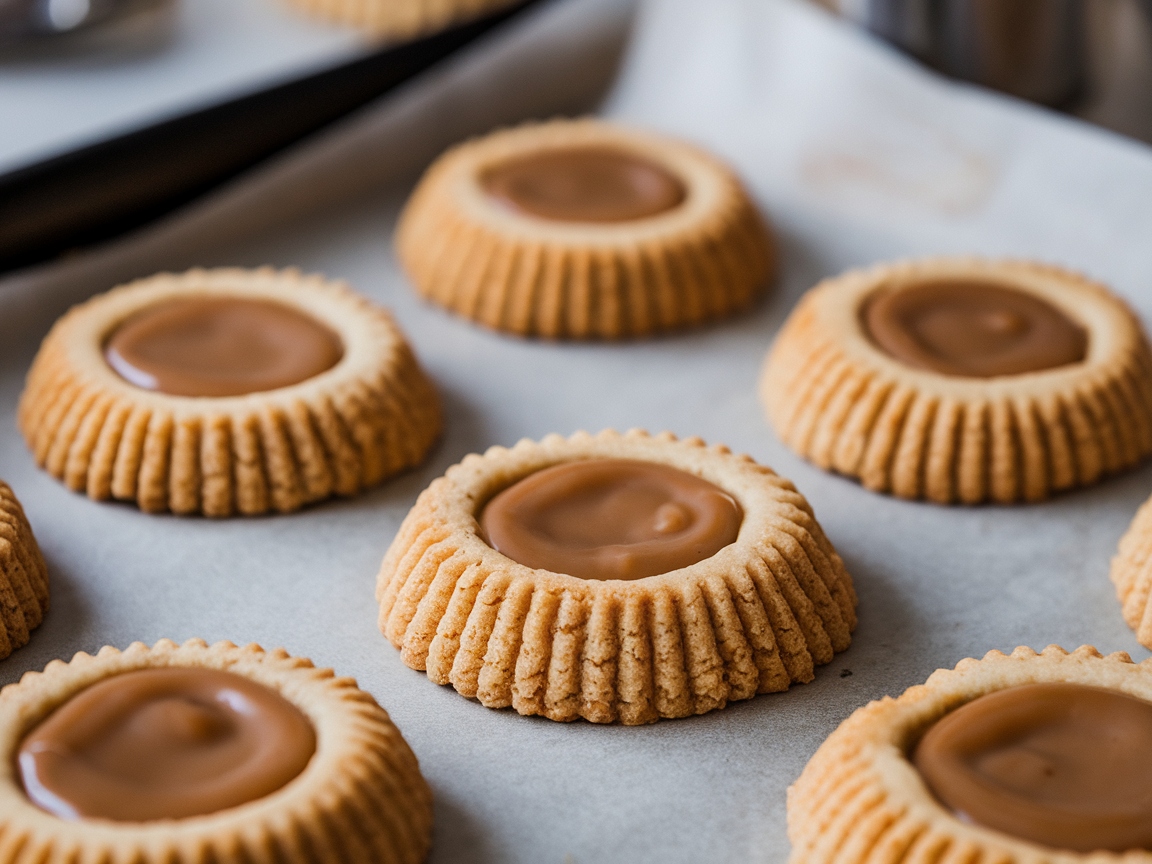 15 Best Coffee Cookie Recipes to Satisfy Every Craving 8 8. Caramel Latte Thumbprint Cookies