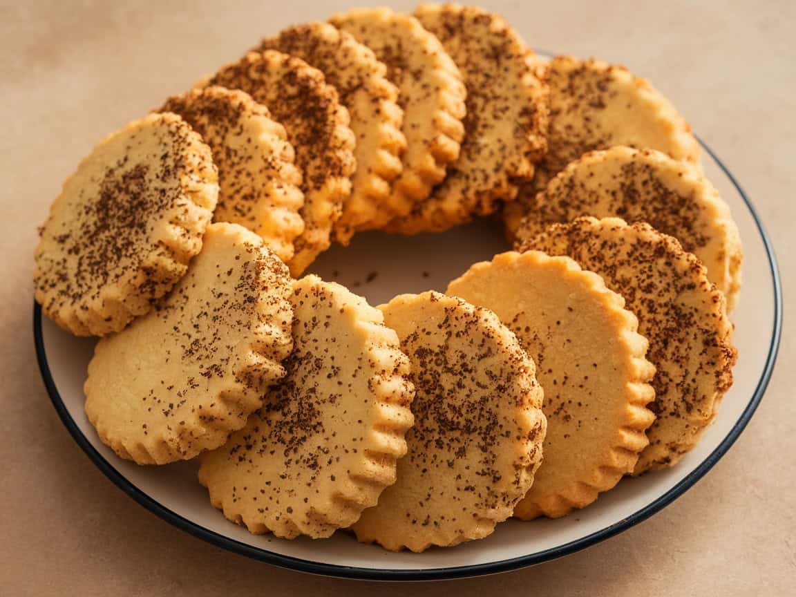 15 Best Coffee-Based Desserts for Mother's Day Afternoon Tea 13 13. Coffee Shortbread Cookies