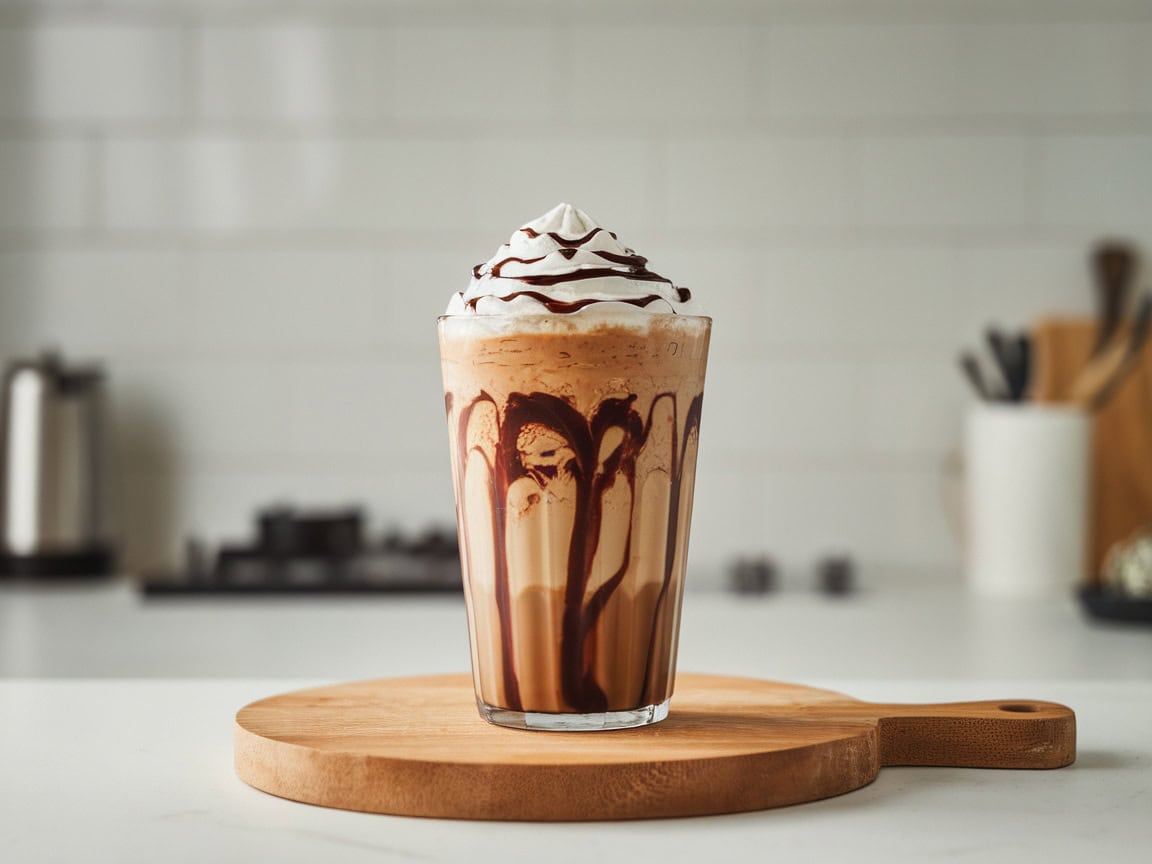 Chill Out with These 15 Perfect Iced Coffee Recipes for Hot Days 3 3. Mocha Frappé with Whipped Cream
