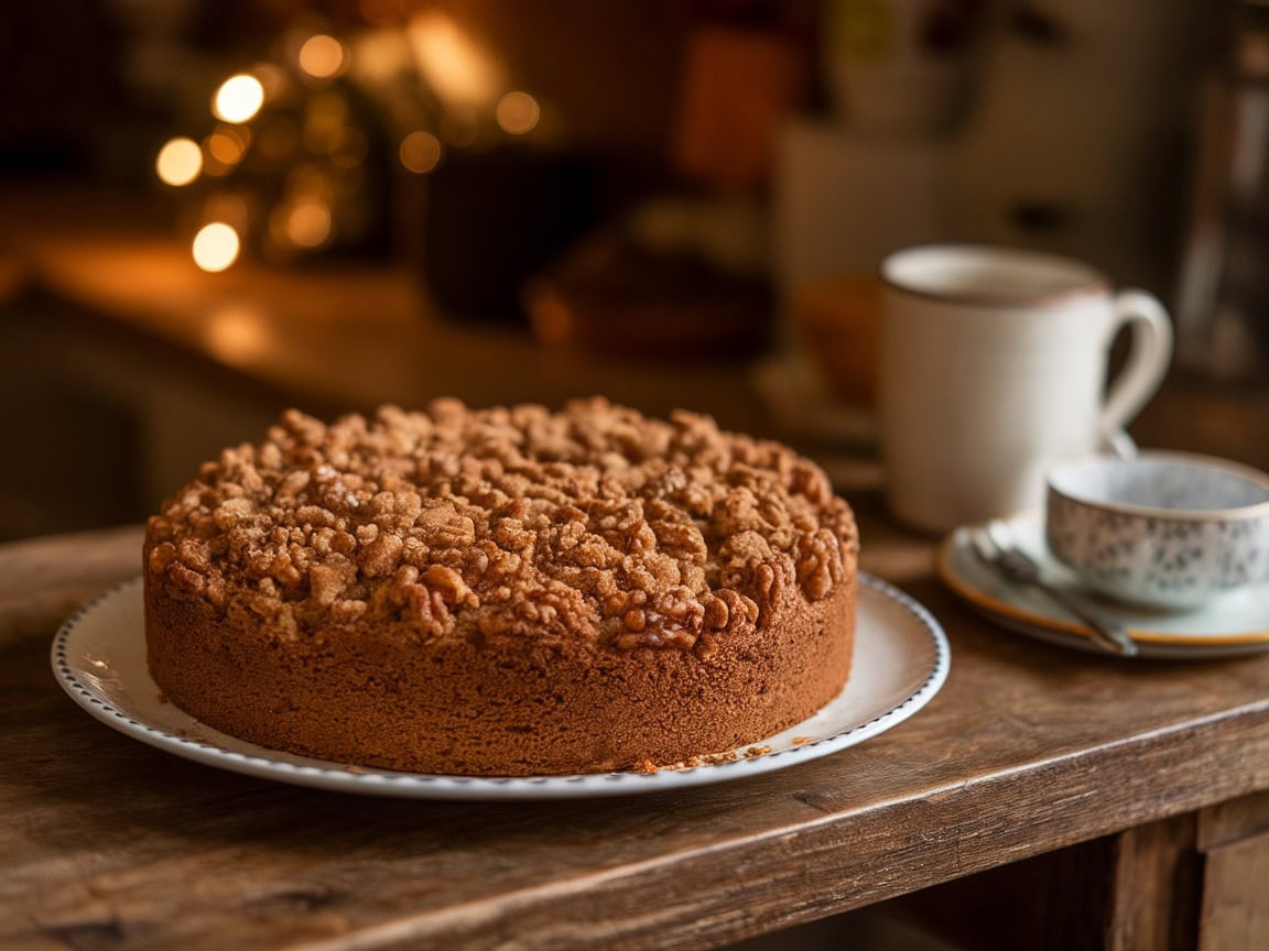 15 Best Coffee and Spice Cake Recipes to Warm Your Soul 15 15. Walnut Spice Coffee Cake with Brown Sugar Crumble