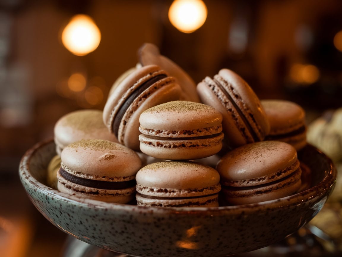 Indulge in 15 Delicious Coffee Macarons Perfect for Any Occasion 11 11. Coffee and Cardamom Macarons