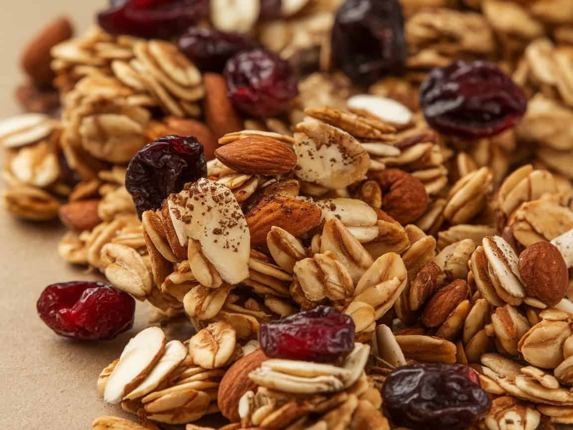 From Bars to Bites: 15 Best Coffee and Nut Snack Recipes 22 8. Coffee Almond Granola Clusters