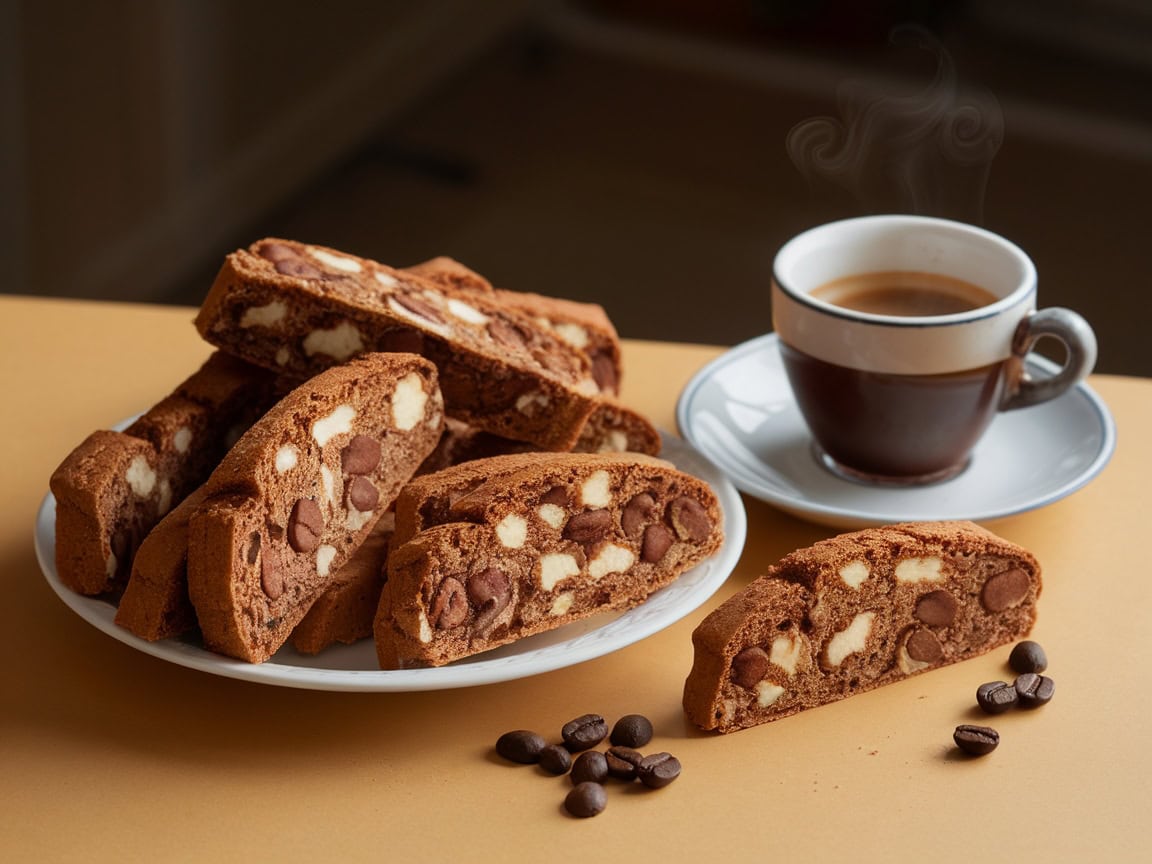 Perfect Pairings: 15 Coffee Desserts to Enjoy with Your Brew 9 9. Crunchy Coffee Biscotti