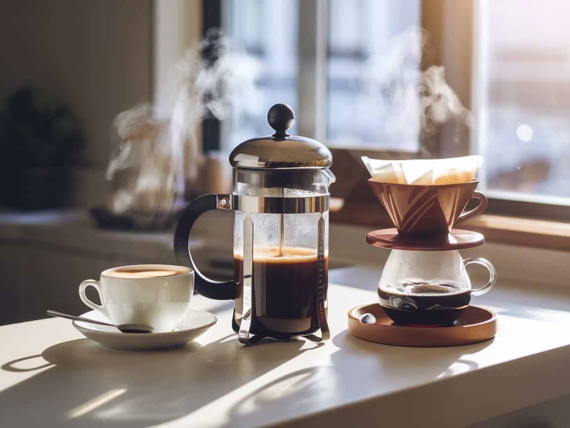 Brew with Purpose: 14 Ways to Make Your Coffee Routine More Sustainable 3 3. Use a French Press or Pour-Over