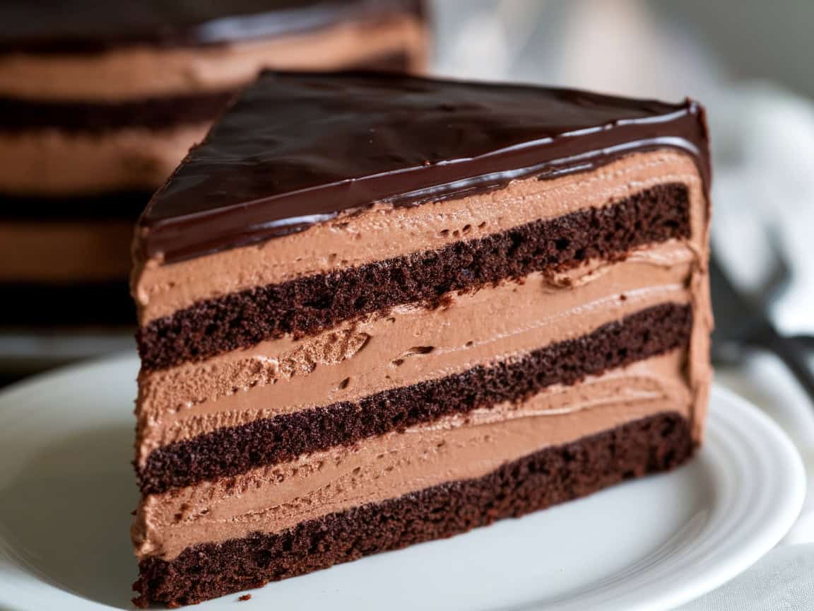 Summer’s Sweetest Treats: 15 Coffee Ice Cream Cake Recipes to Try 43 15. Dark Chocolate Espresso Ice Cream Cake